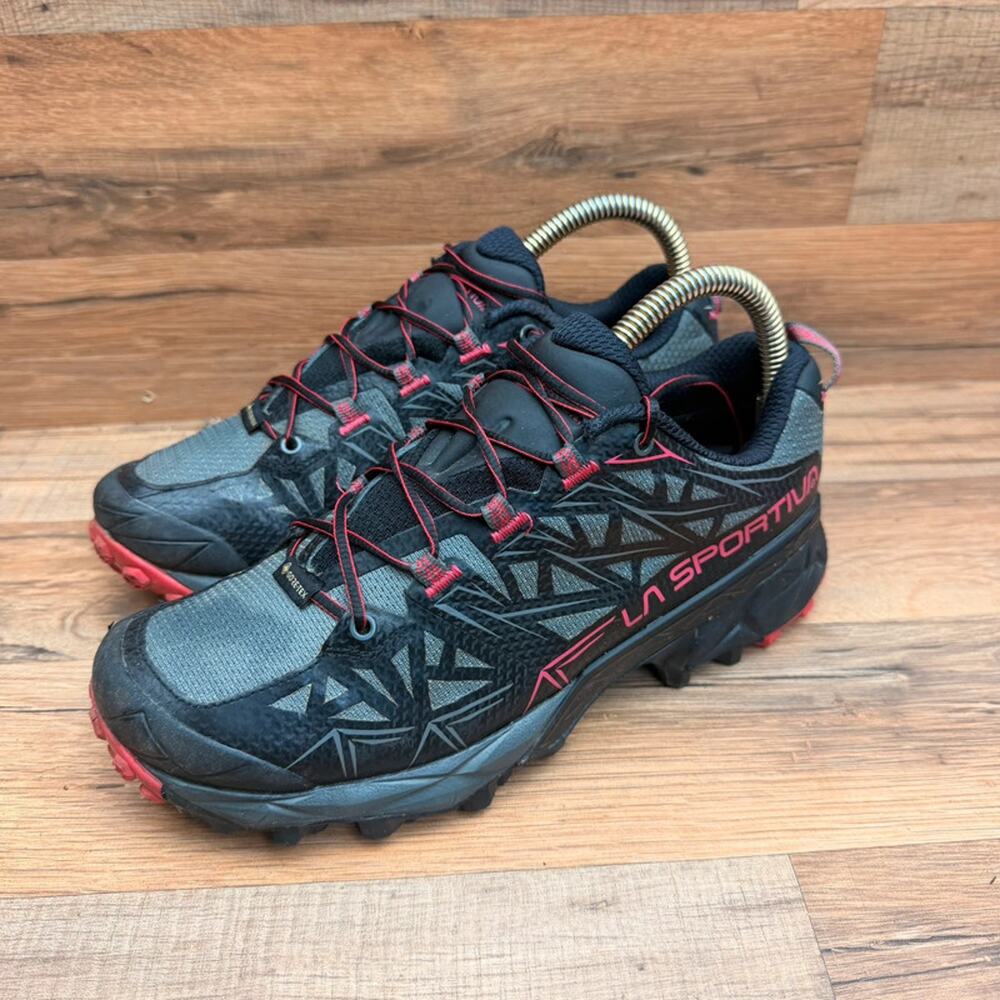 La sportiva Ultra Raptor 3 GTX Hiking Shoes women size 7.5 sneakers black/gray